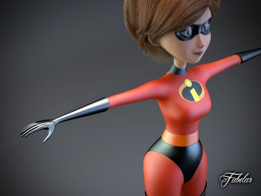 Elastigirl Printable 3D print model_1