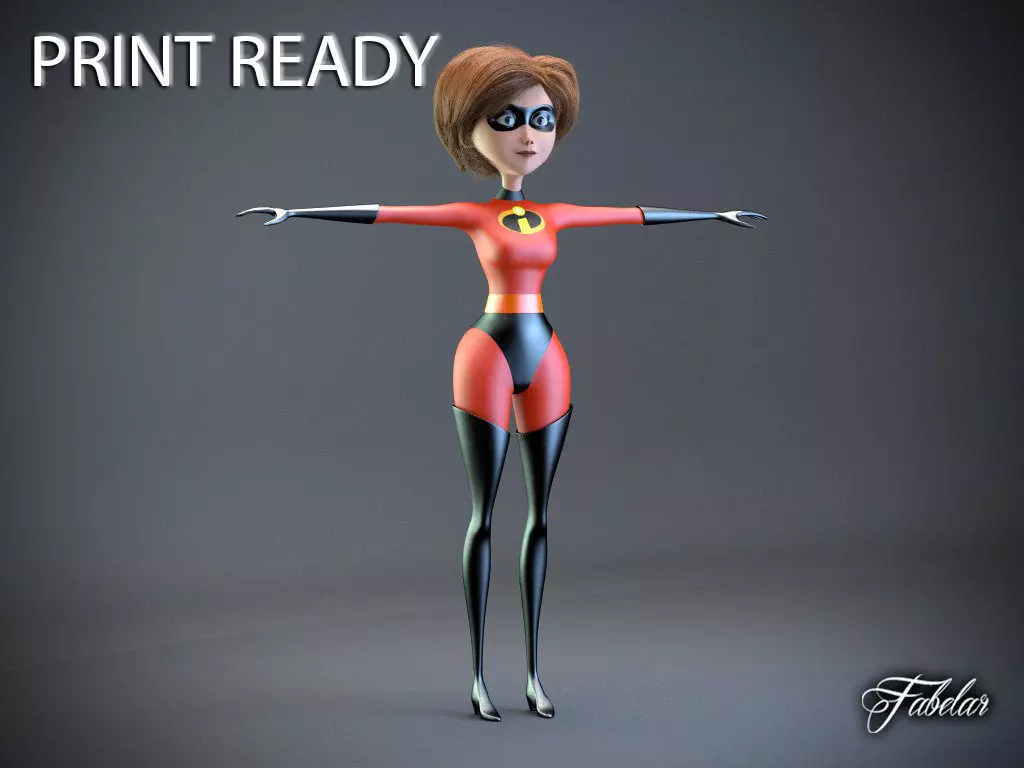 Elastigirl Printable 3D print model_0