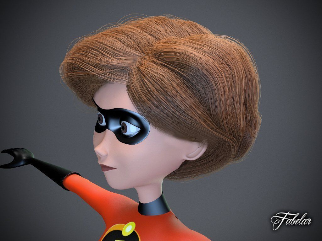 Elastigirl Printable 3D print model_4