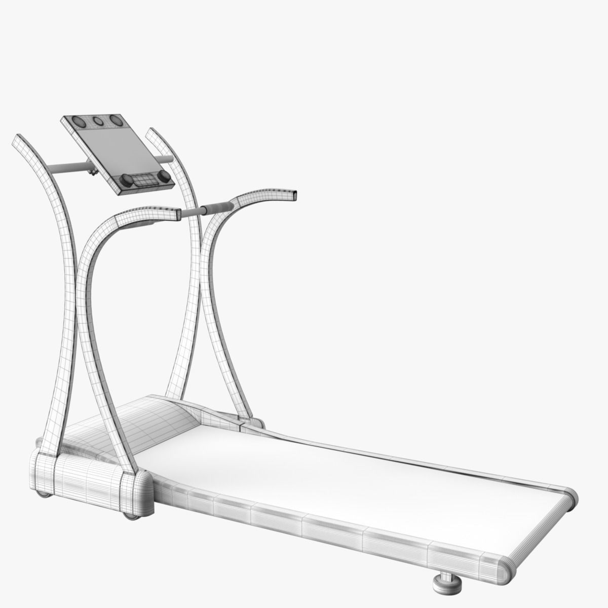 Treadmill concept 3D model_3