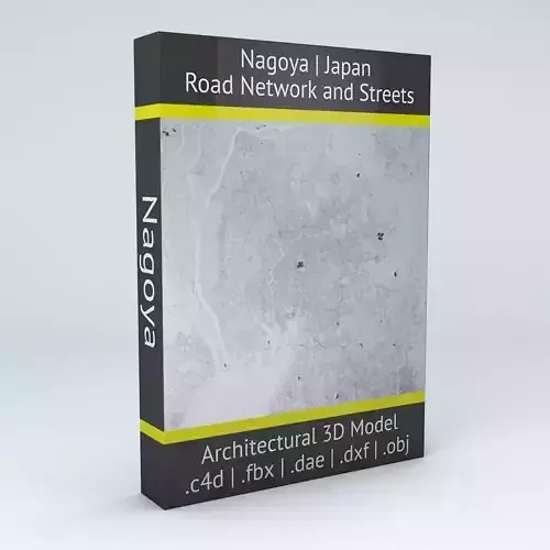 Nagoya Road Network and Streets