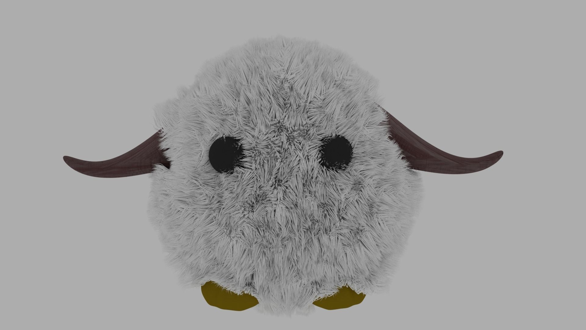 Poro Creature 3D model_0