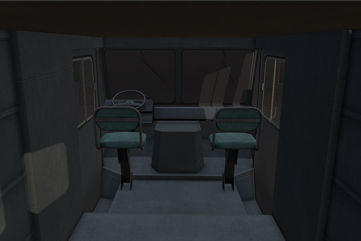 Step Van Low-poly 3D model_10