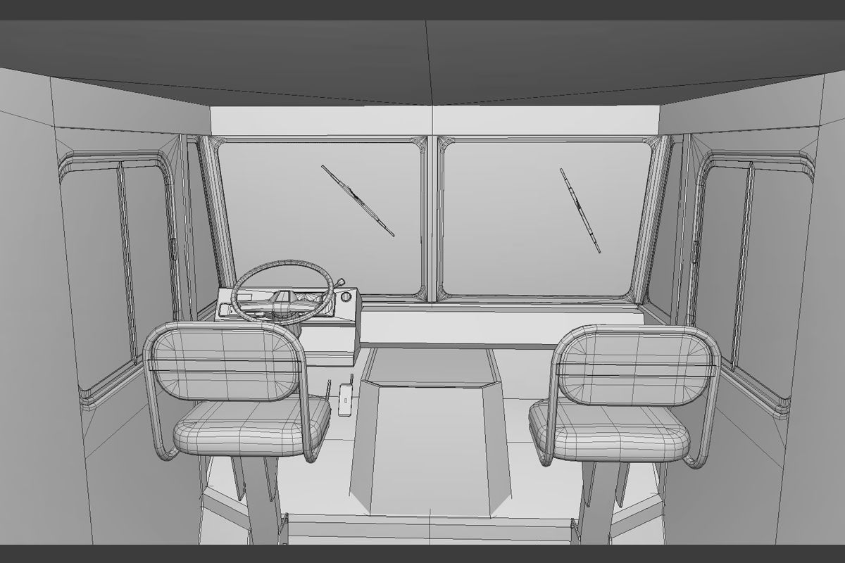 Step Van Low-poly 3D model_15