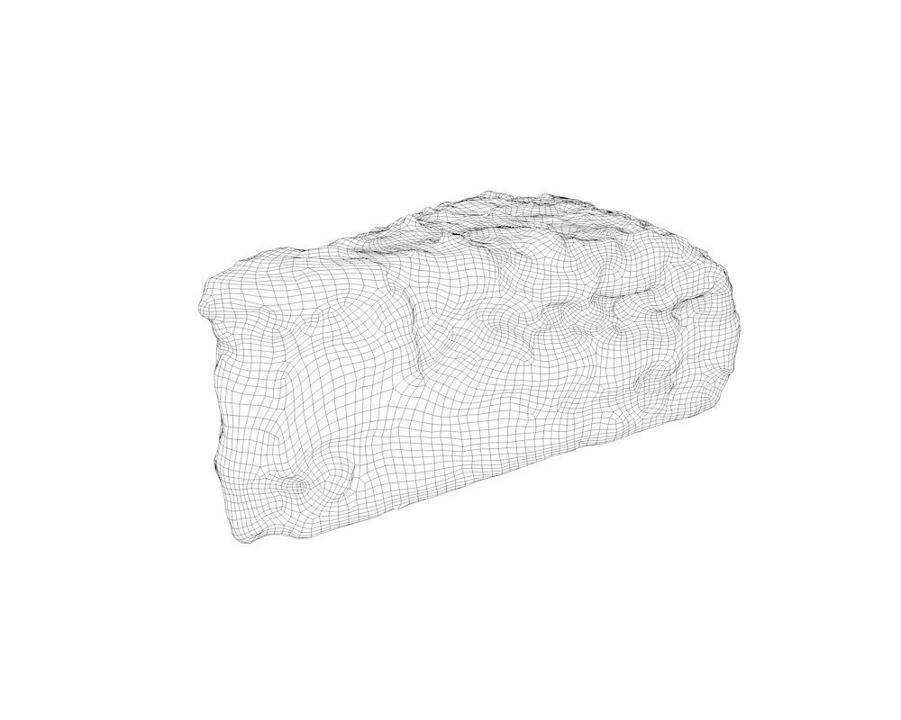 Chocolate Truffle Cake 3D model_6