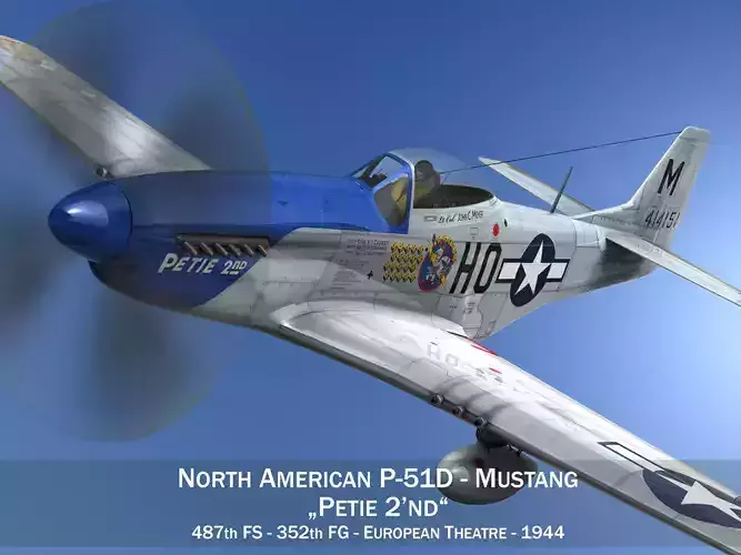 North American P-51D Mustang - Petie 2nd