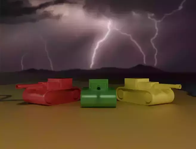 Risiko Tank 3D model