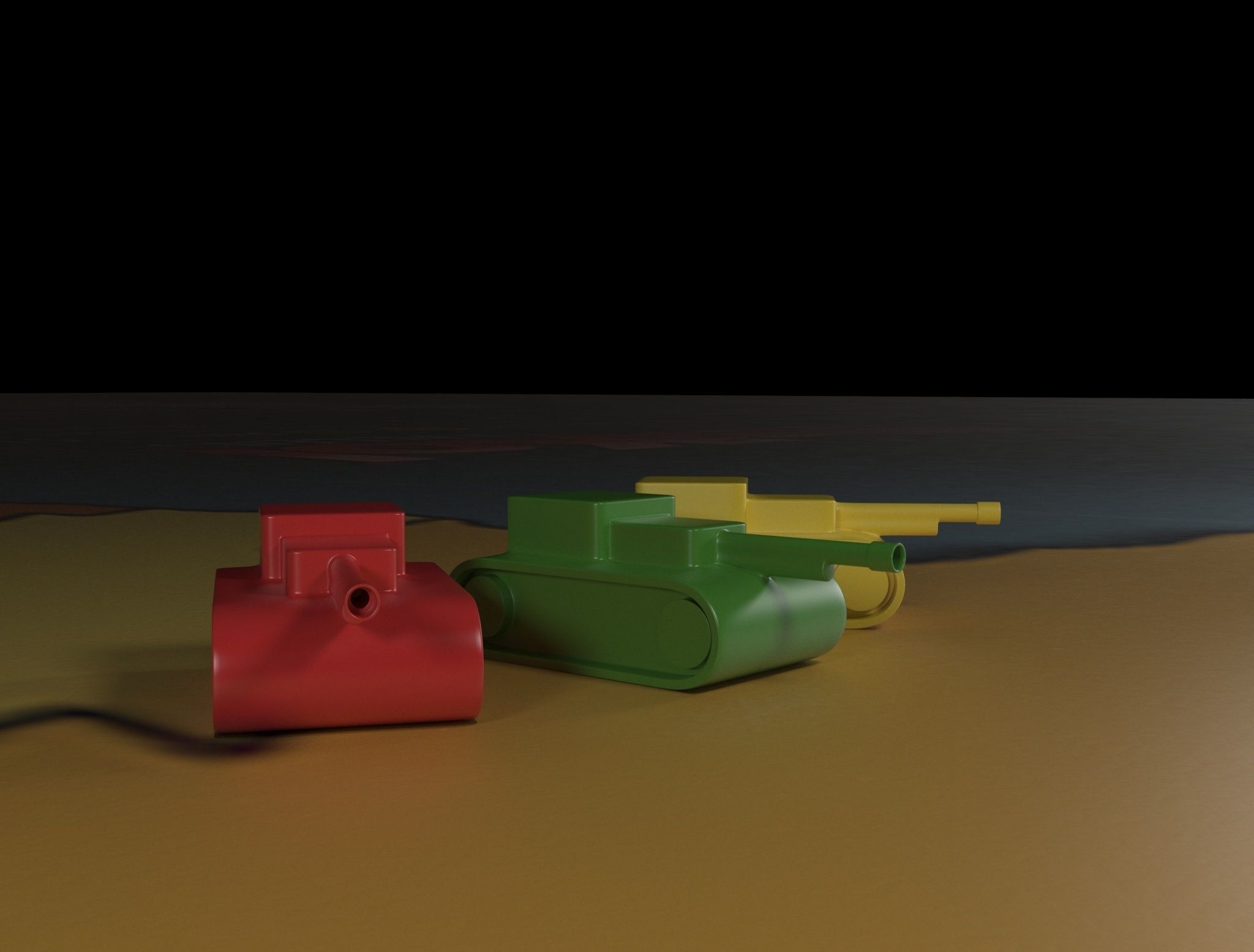 Risiko Tank 3D model_2