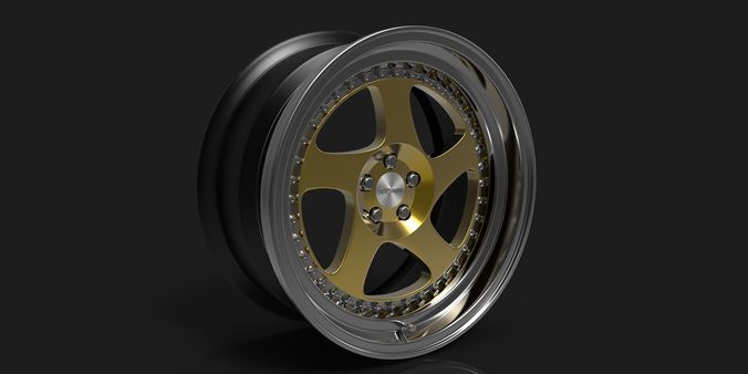 Rotiform TMB 3-piece wheel  3D model