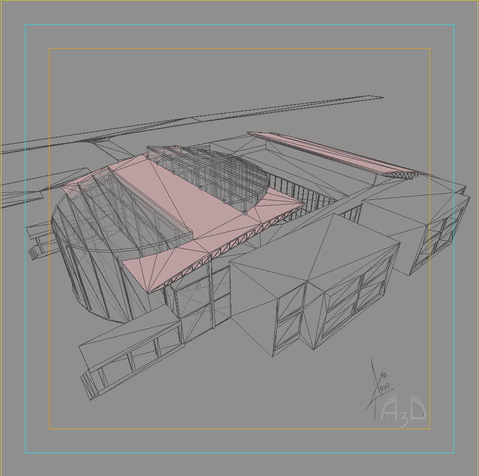 School Facility 3D model_9