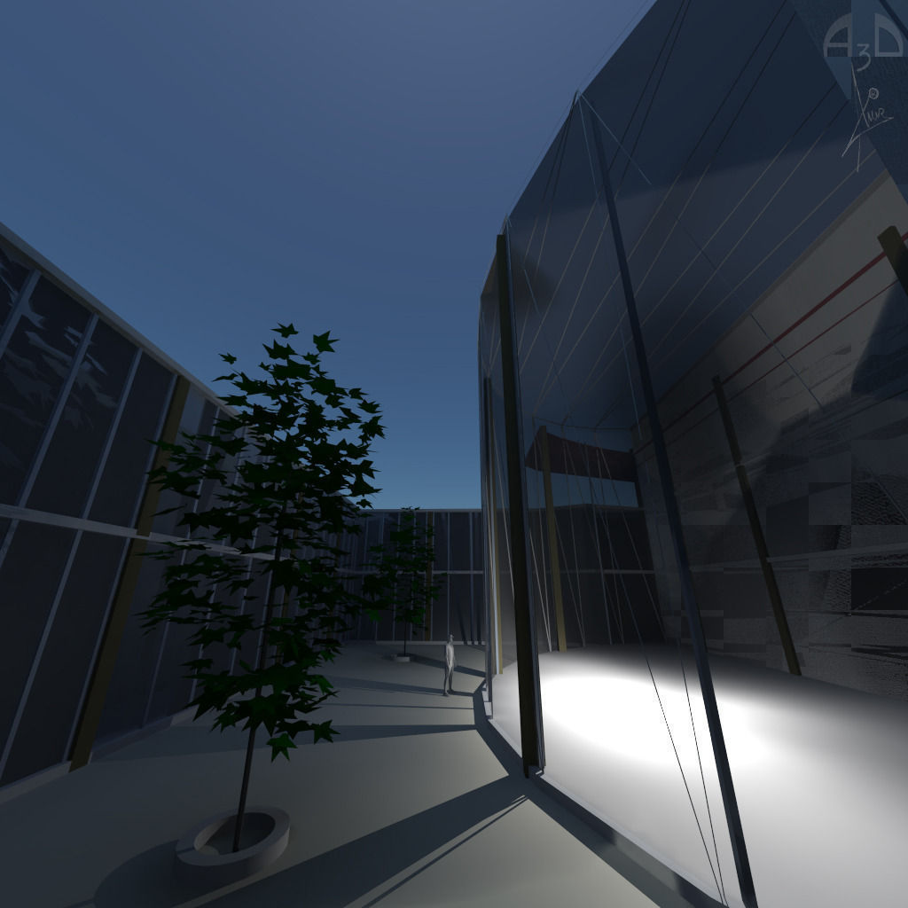 School Facility 3D model_4