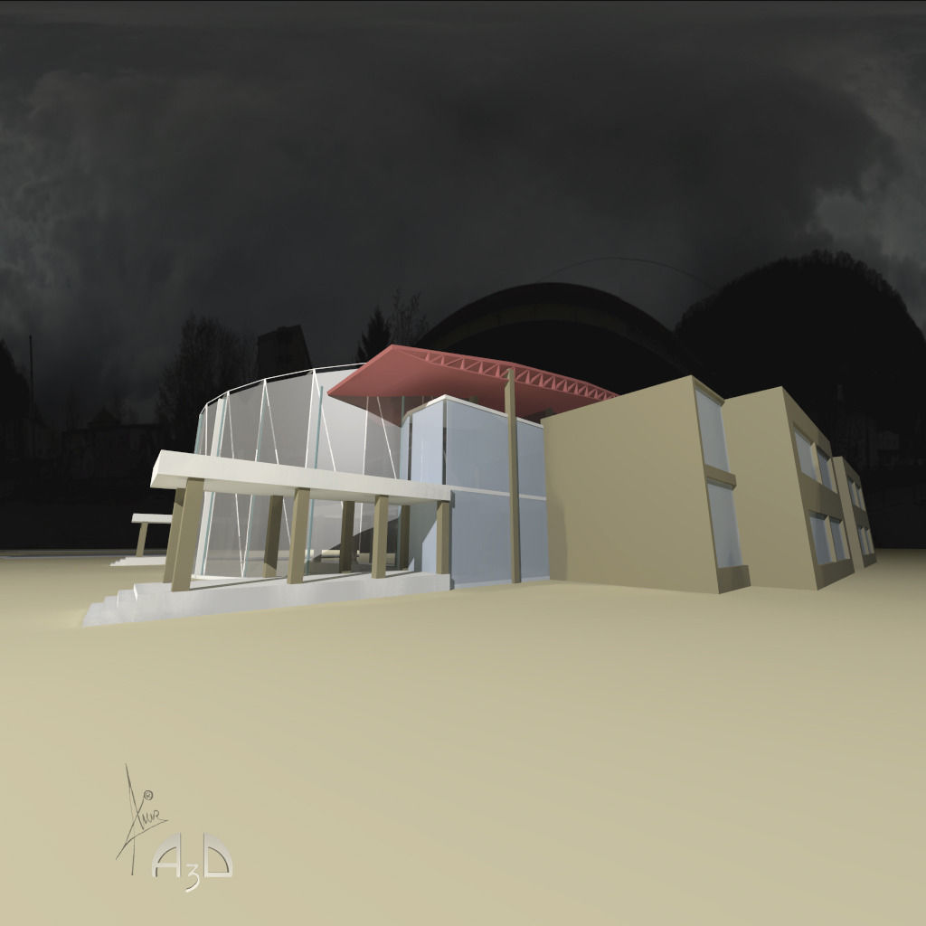 School Facility 3D model_6