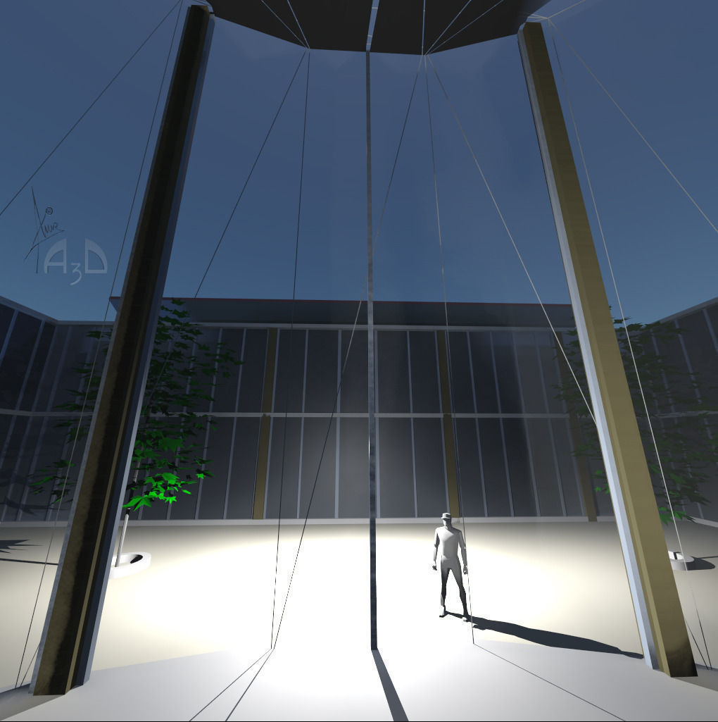 School Facility 3D model_12