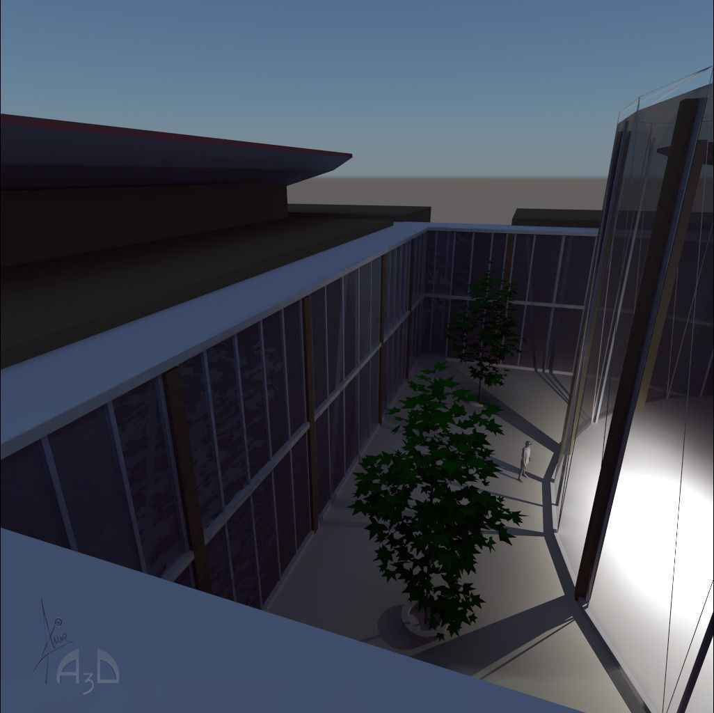 School Facility 3D model_2