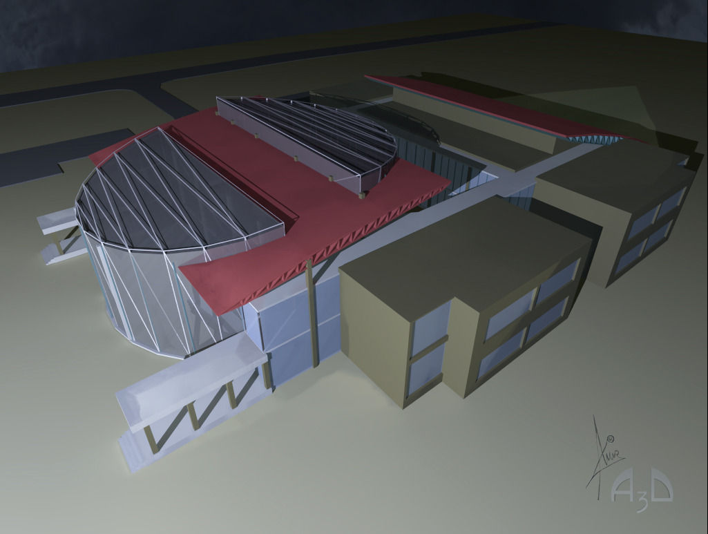 School Facility 3D model_8