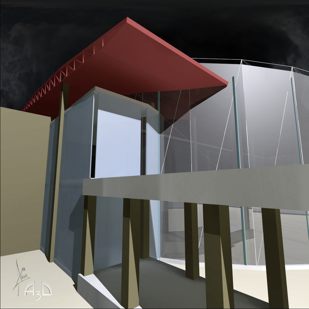 School Facility 3D model_11