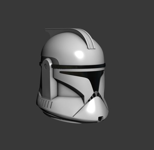 Phase 1 Clone Trooper Cosplay Helmet 3D print model