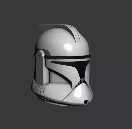Phase 1 Clone Trooper Cosplay Helmet 3D print model