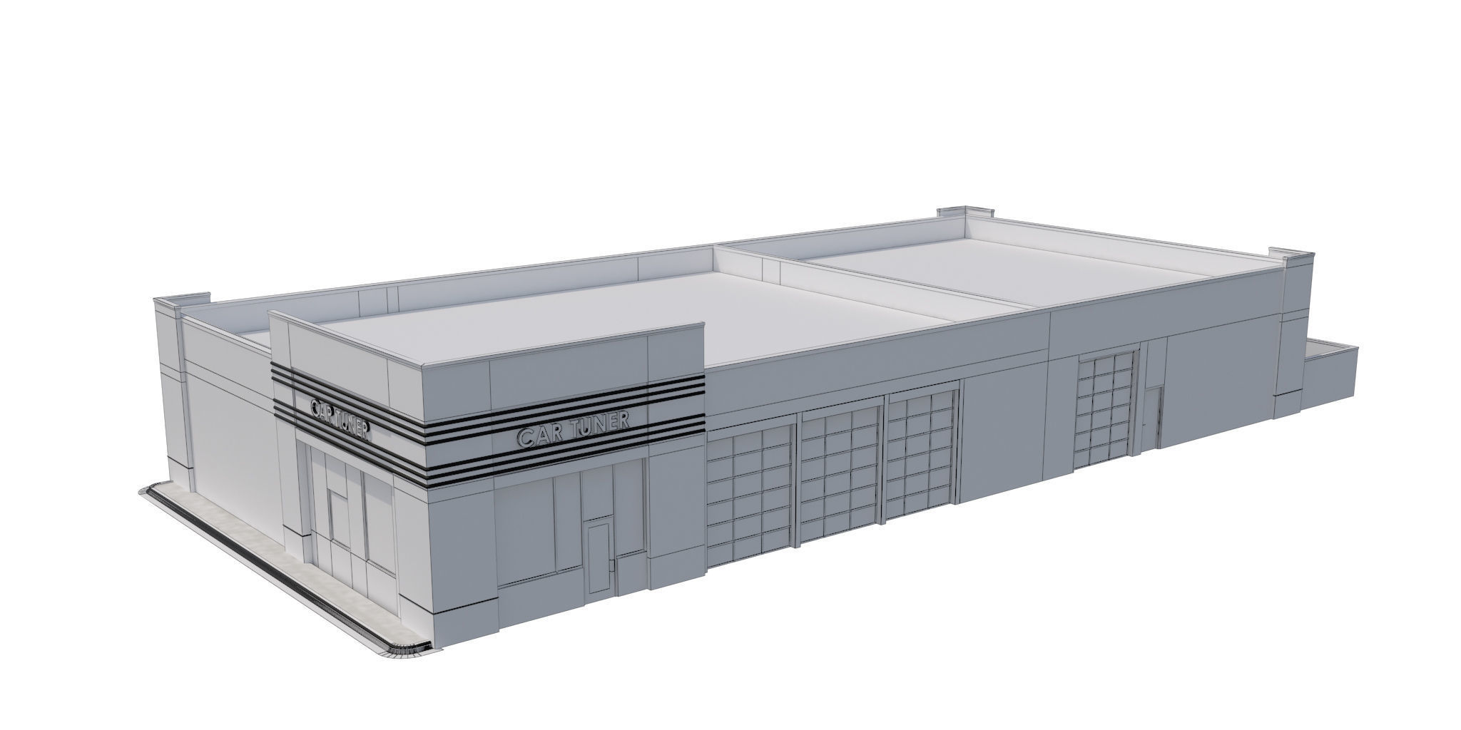 Retail-009-Auto Service 3D model_11