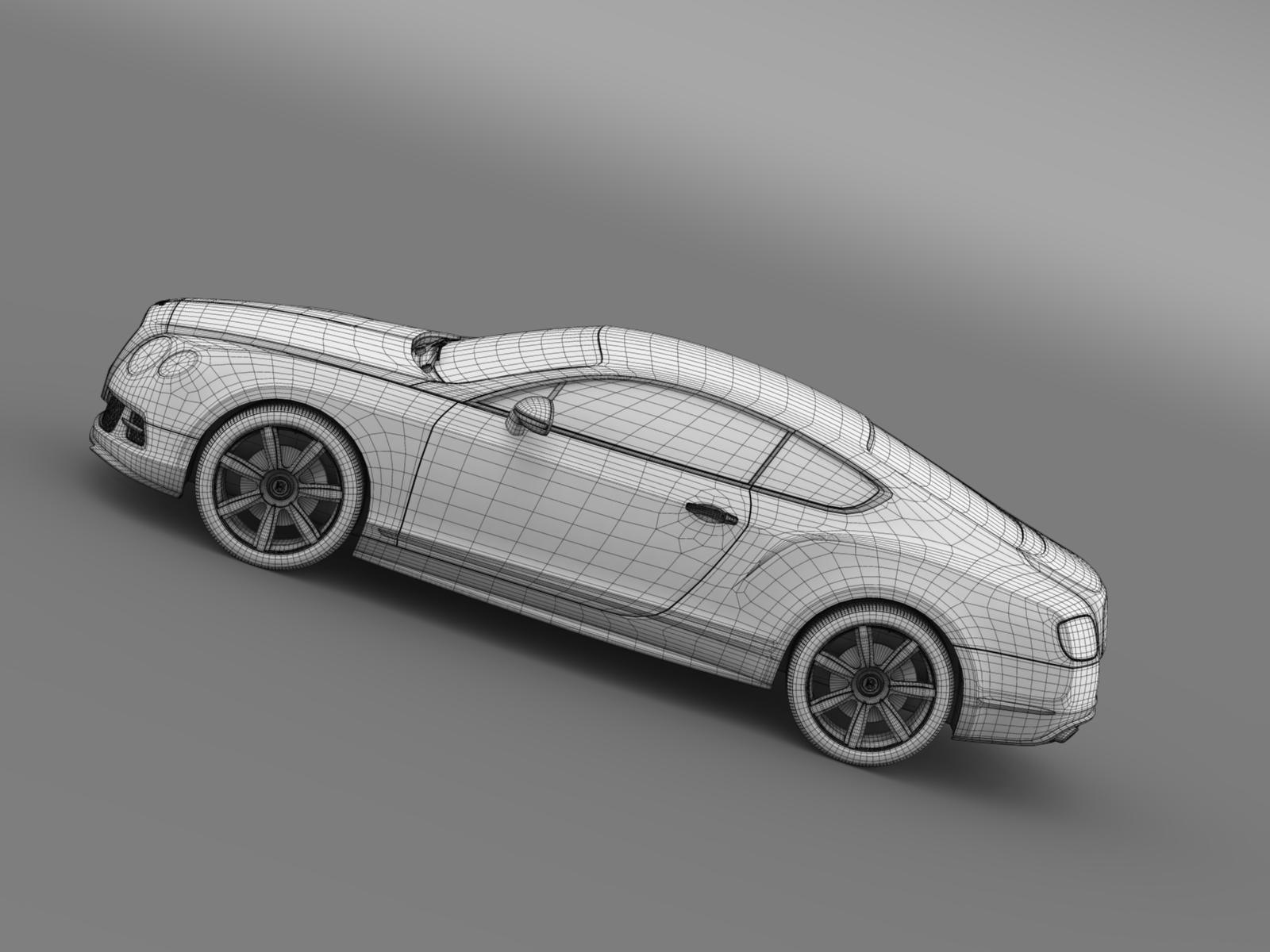 Bentley Continental GT Mulliner Styling 2011  3D model_15