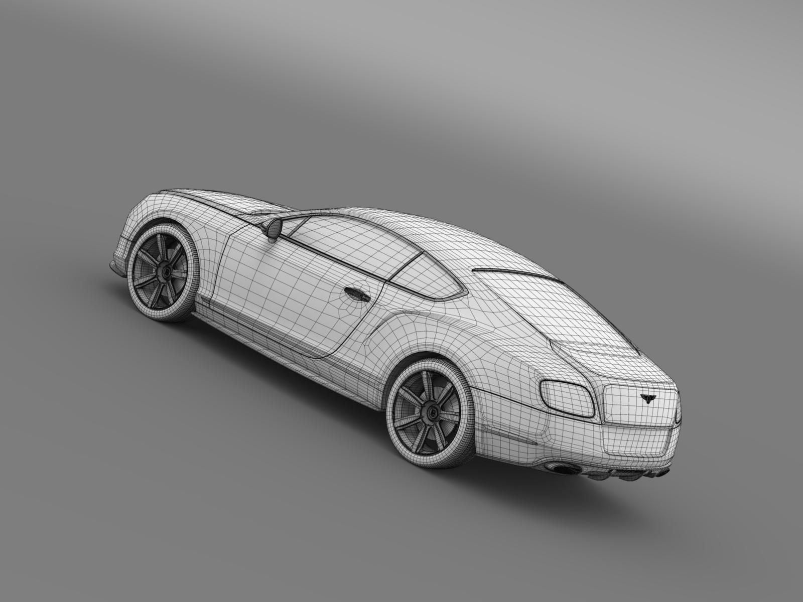 Bentley Continental GT Mulliner Styling 2011  3D model_18