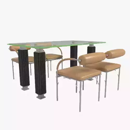 Dining Table with chairs 12