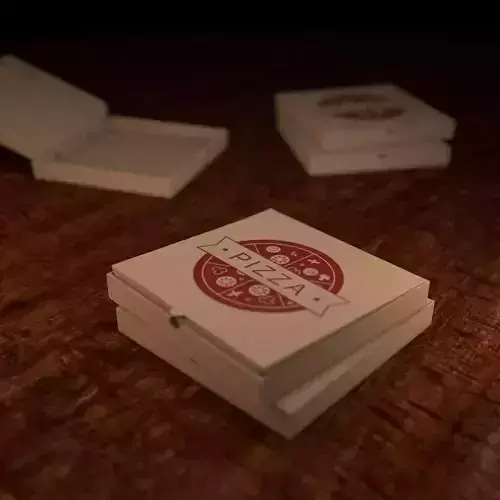 Pizza Delivery Box - Foldable - Open Source - Low-poly 3D model
