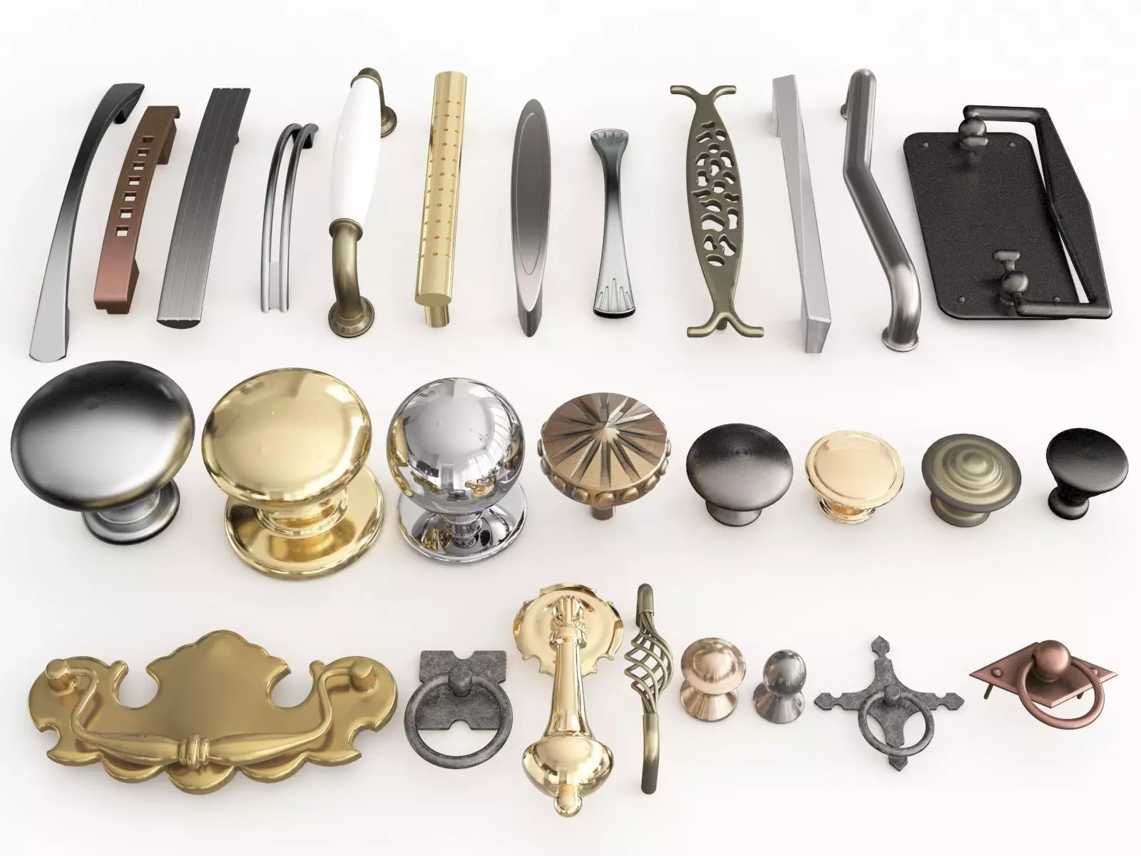 Furniture handle vol 01 3D model