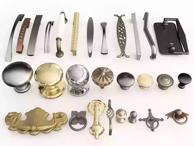 Furniture handle vol 01 3D model
