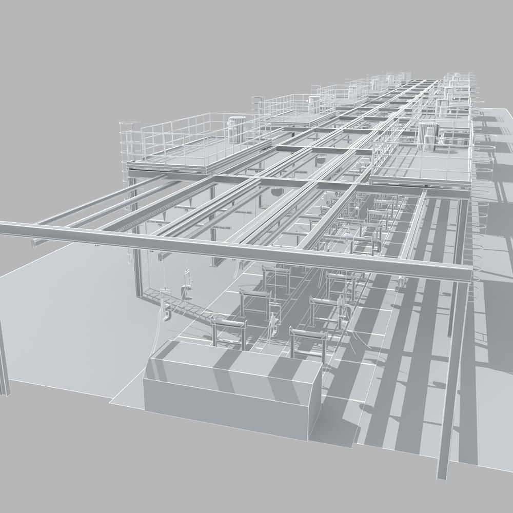 Production line Equipment 3D model_14