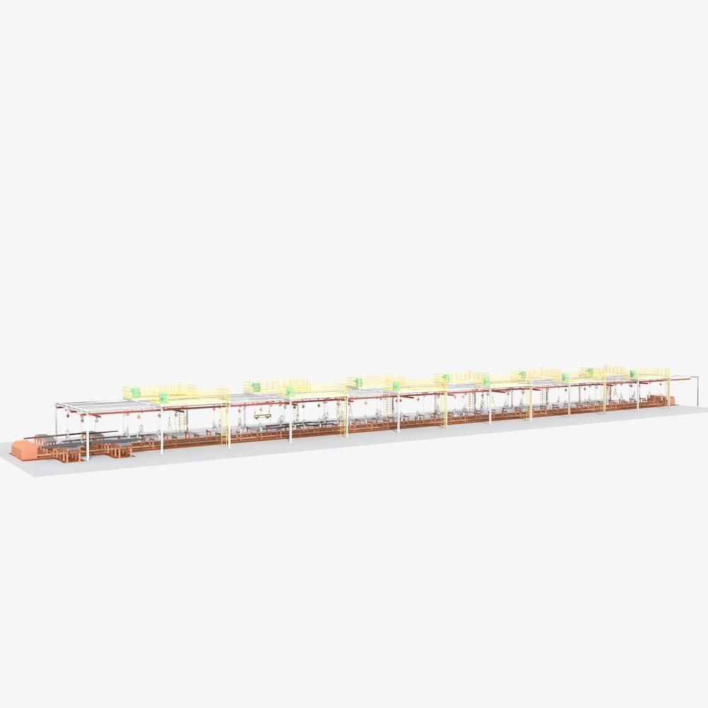 Production line Equipment 3D model_1