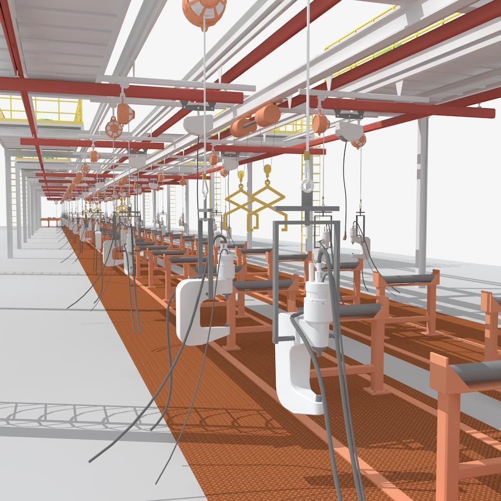 Production line Equipment 3D model_6
