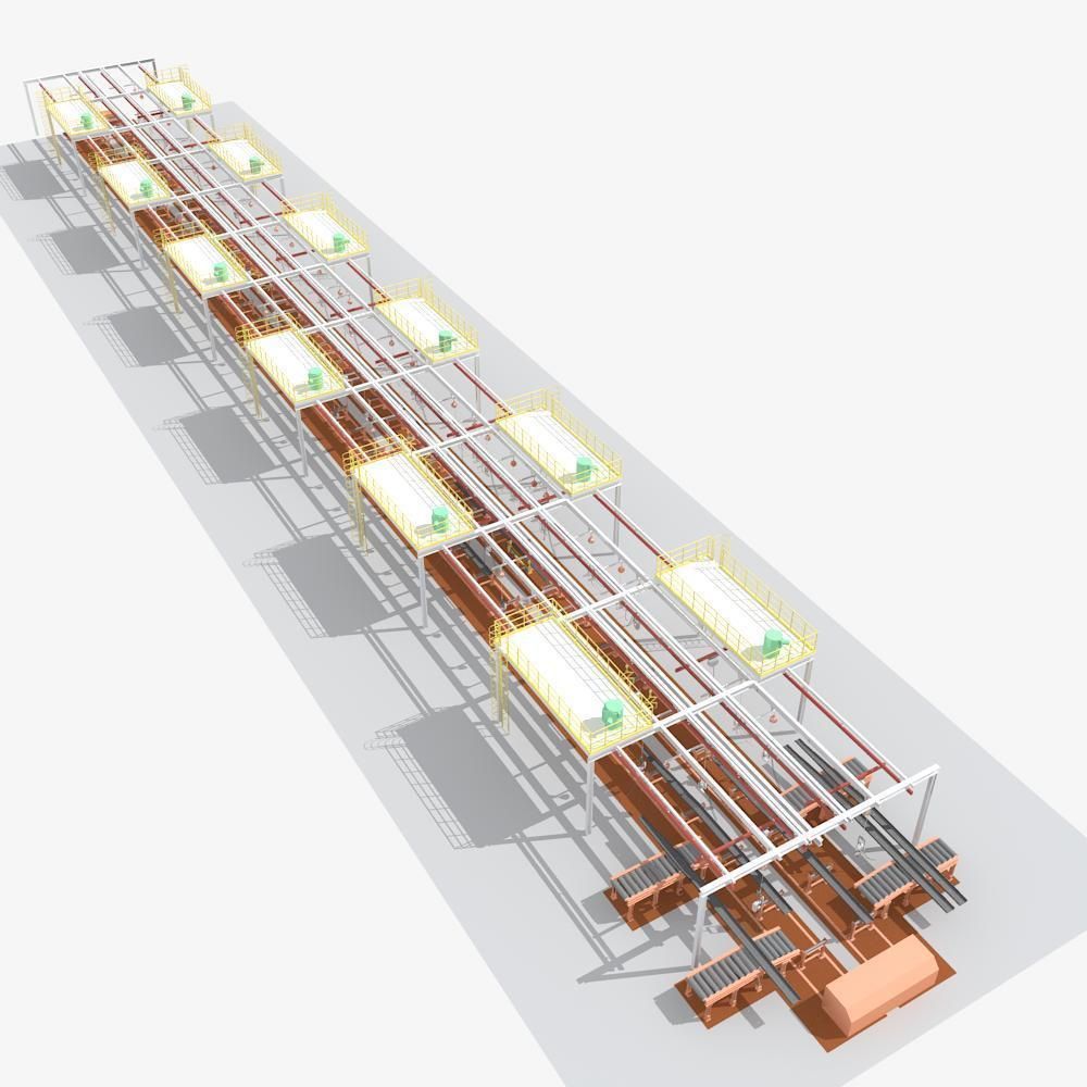 Production line Equipment 3D model_3