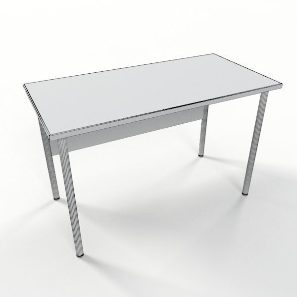School table 3 3D model_4
