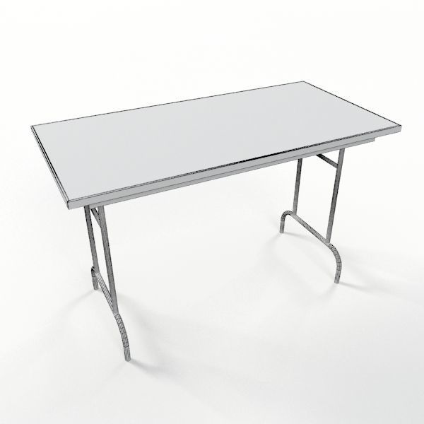 School table 4 3D model_6