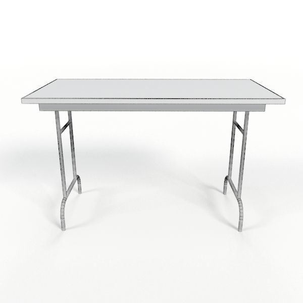School table 4 3D model_5