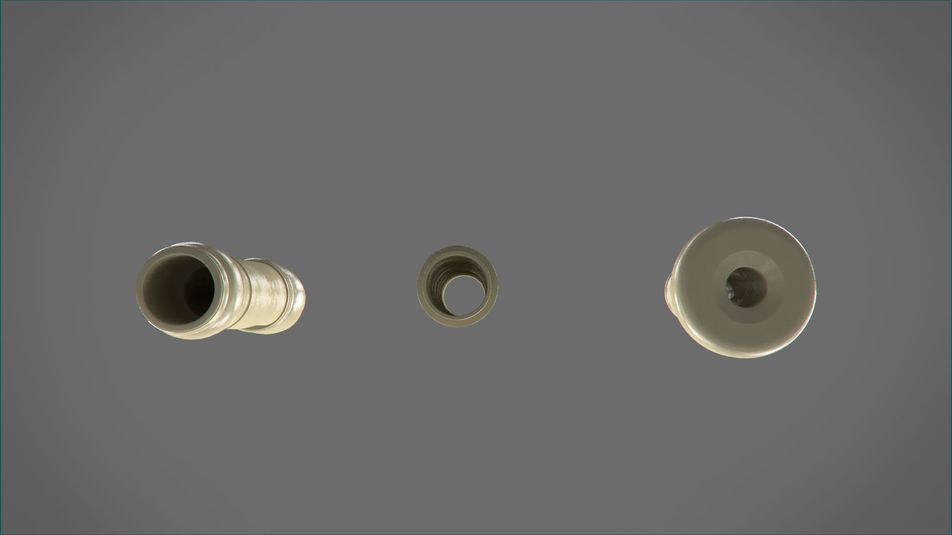 Plastic Flute 3D model_3