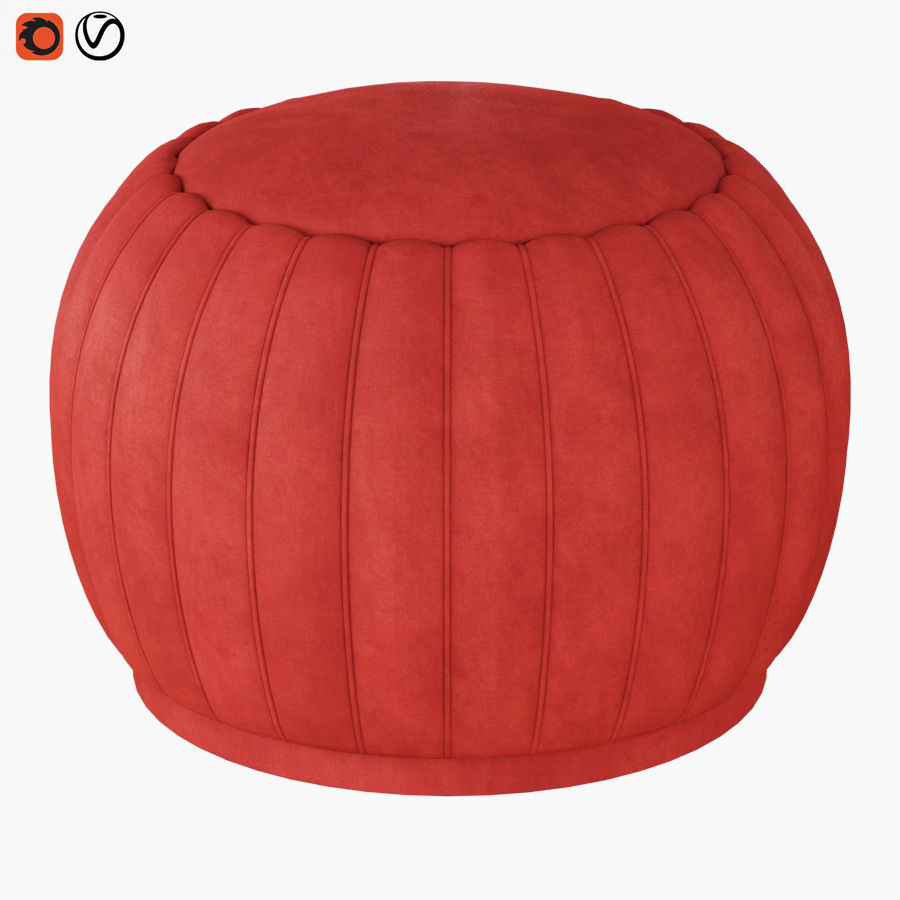 Pouf Mellow 3D model_1