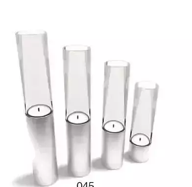 candlesticks glass candle holders Free 3D model