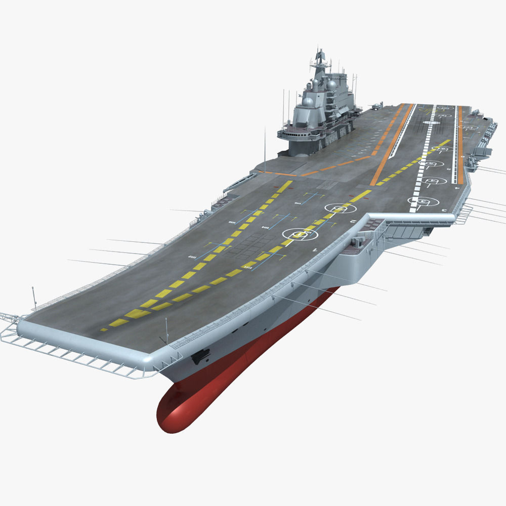 Chinese Liaoning Aircraft Carrier 3D model_1
