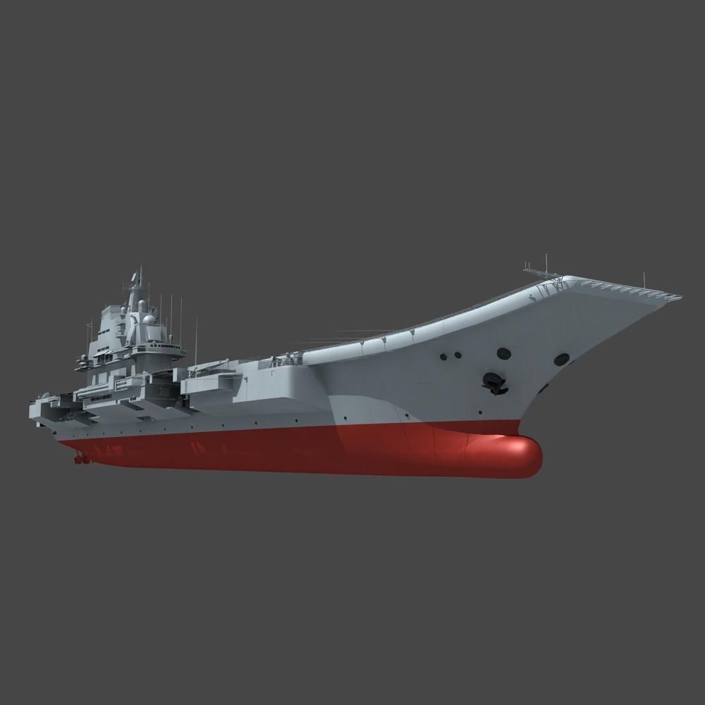 Chinese Liaoning Aircraft Carrier 3D model_28