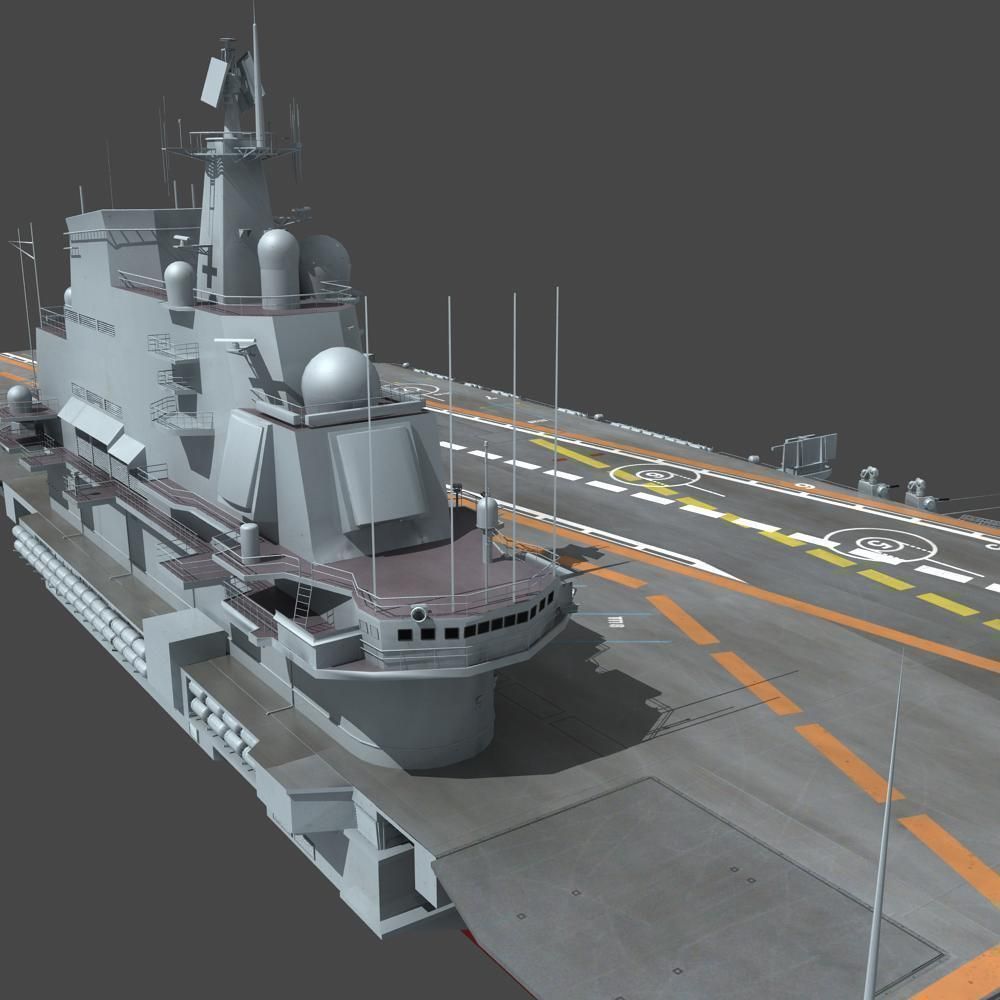 Chinese Liaoning Aircraft Carrier 3D model_24