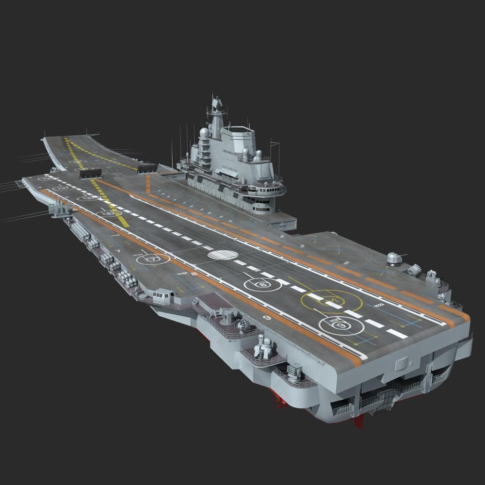 Chinese Liaoning Aircraft Carrier 3D model_5