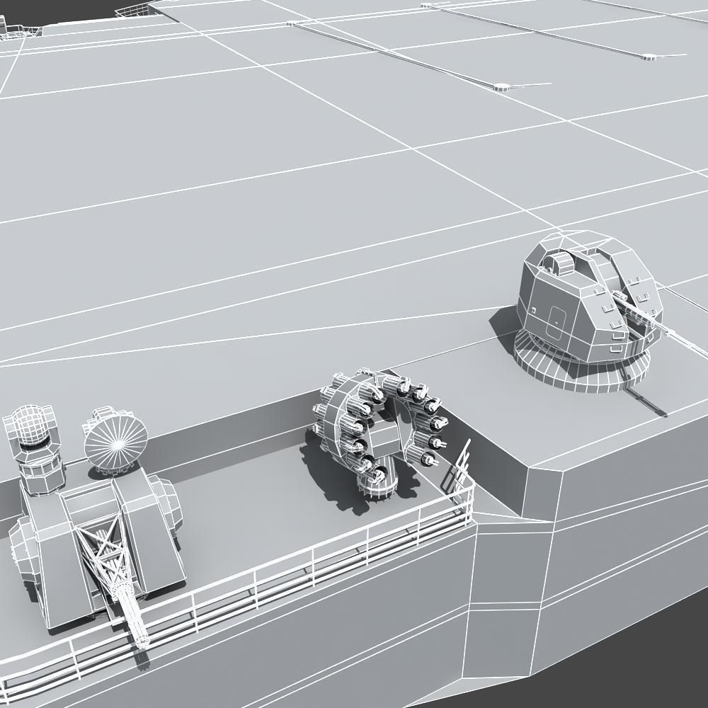 Chinese Liaoning Aircraft Carrier 3D model_39