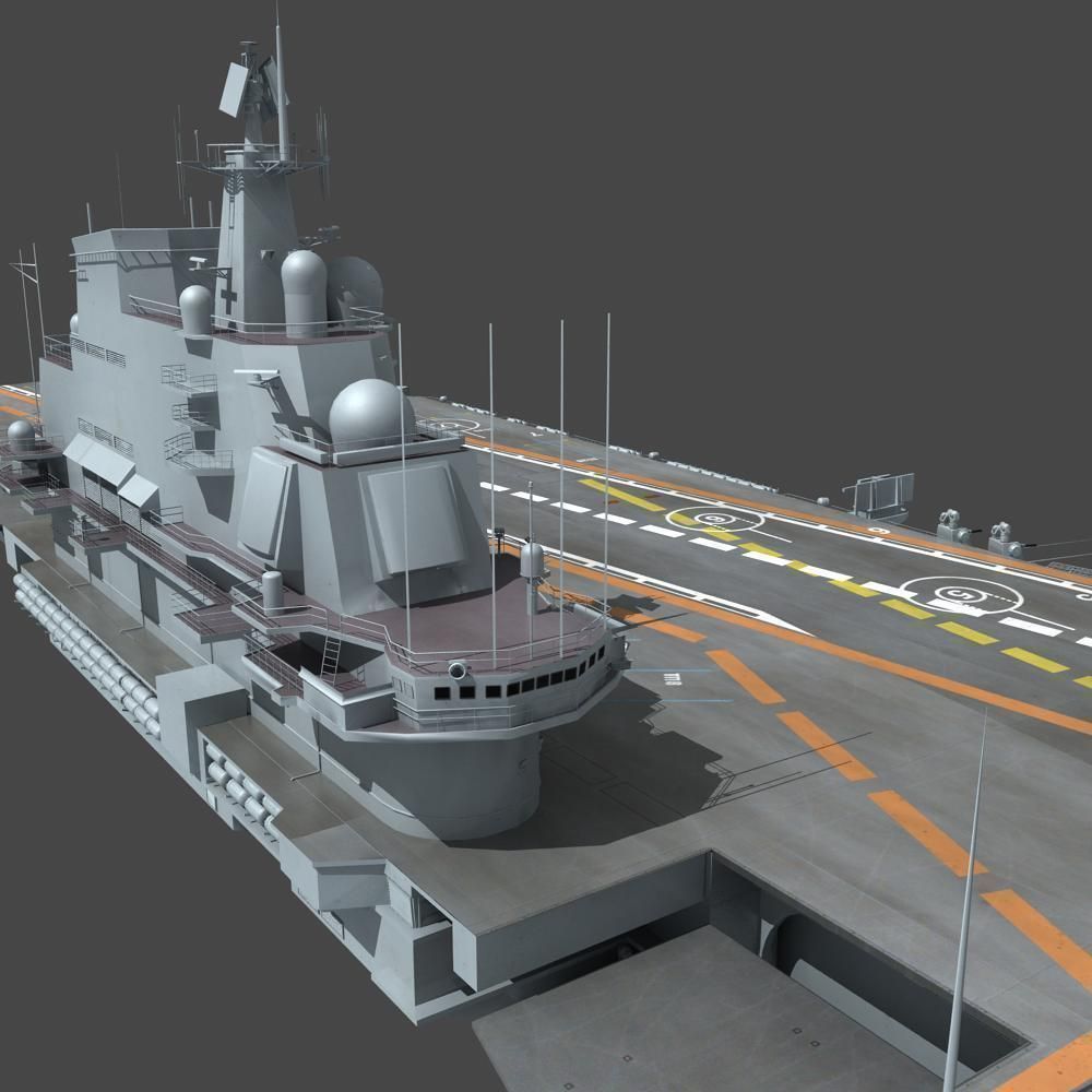 Chinese Liaoning Aircraft Carrier 3D model_26