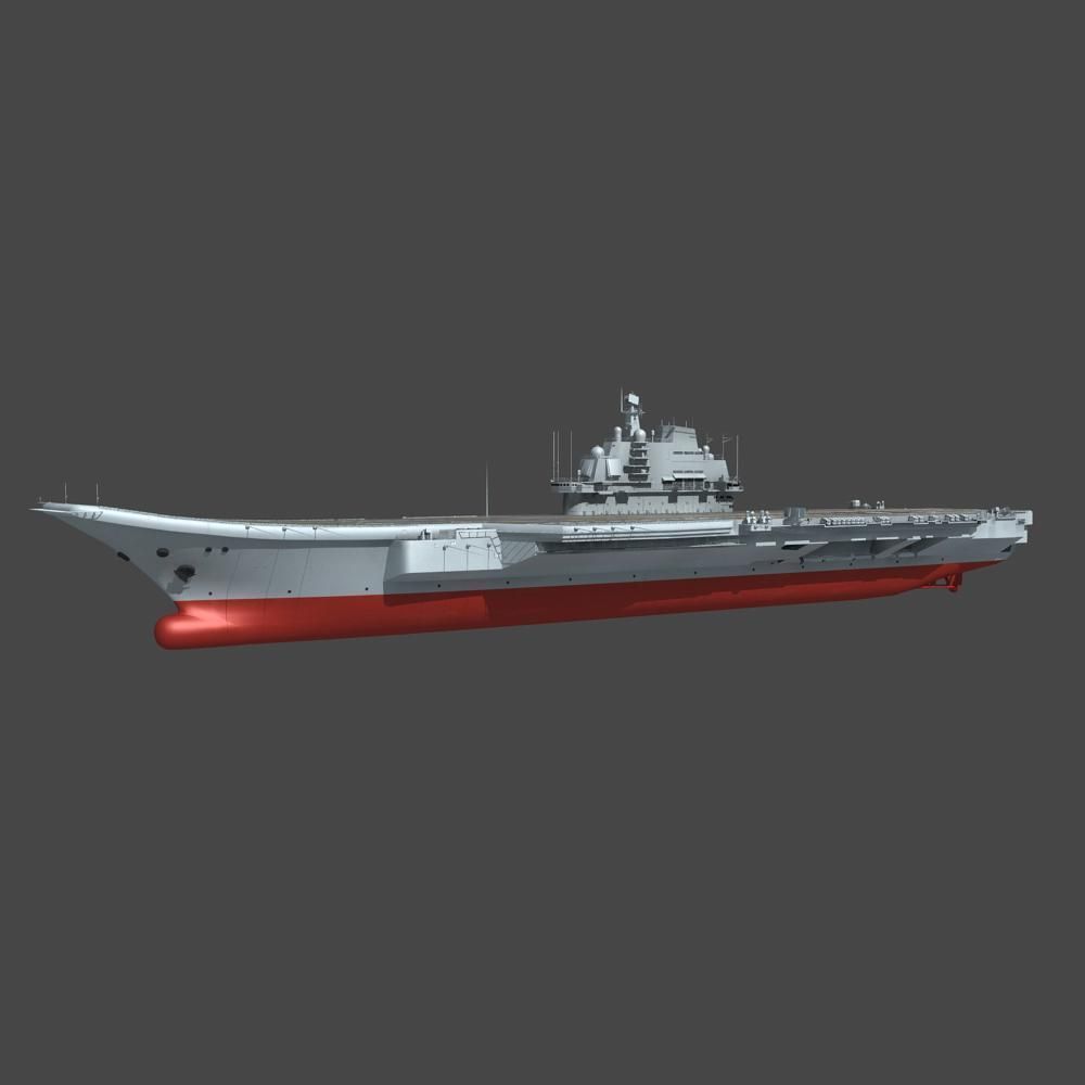 Chinese Liaoning Aircraft Carrier 3D model_31