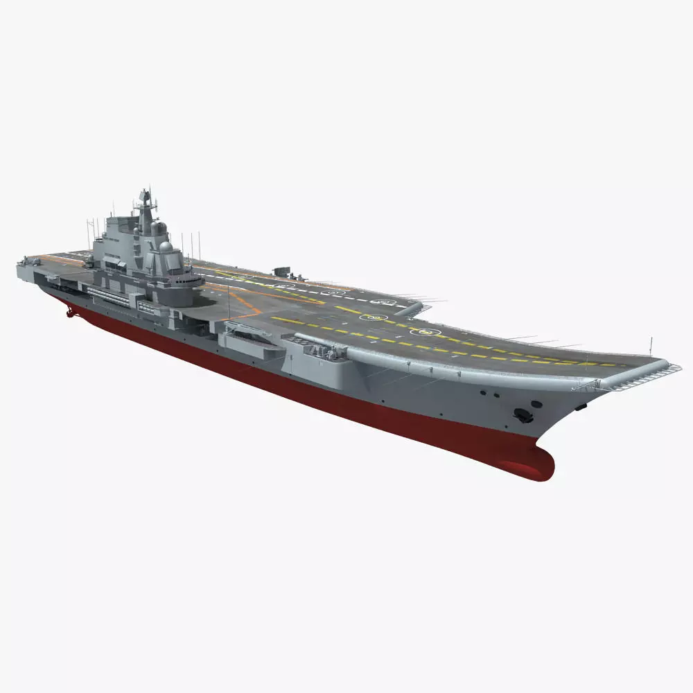 Chinese Liaoning Aircraft Carrier 3D model_0