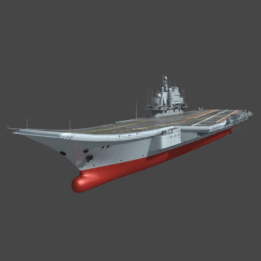 Chinese Liaoning Aircraft Carrier 3D model_30