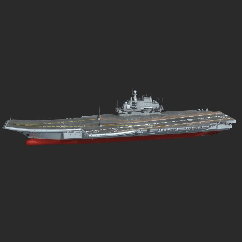 Chinese Liaoning Aircraft Carrier 3D model_2