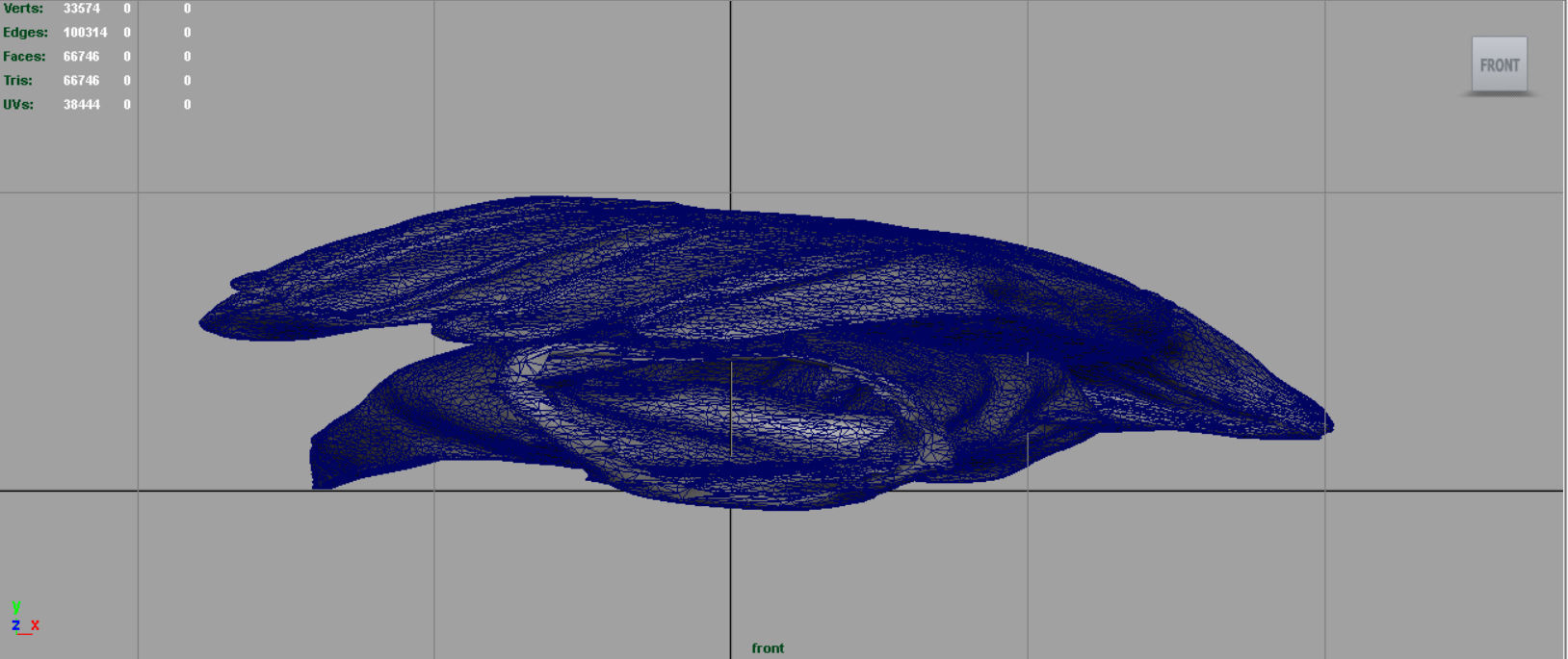 Leather Gloves Low-poly 3D model_10